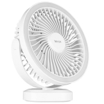 Lauaventilaator aku ja valgusega 48xSMD valge VA0338W Vayox