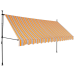 Markiis，k&auml;sitsi sisset&otilde;mmatav varikatus, LED, 350 cm, kollane ja sinine CFE684433