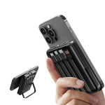 Powerbank 10000 mAh induktsiooniga, USB-C, Lightning, MicroUSB, PD kiirlaadimine