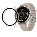 Coque &uuml;hilduv Garmin Venu 3S 41mm - K&otilde;va kaitse nutikella l&auml;bipaistev &uuml;mbris karastatud klaasiga Phonillico&reg;