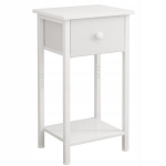 Riiulidega kapp valge magamis- ja elutuppa 38 cm