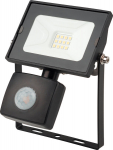 LED-prožektor sensoriga (must) IP 44