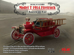 Kokkupandav mudel ICM 24004 Model T 1914 Firetruck, American Car 1/24