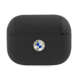 BMW BMAPSSLBK AirPods Pro kate musta/musta ehtne nahk h&otilde;bedane logo