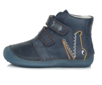 Nahast saapad poistele D.D.Step A063-220L, sinine