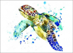 Teemantmosaiigi komplekt 30x40 cm. "Graceful Turtle"
