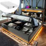 Topeltruum LED, USB-ga, 160x200cm, madratsiga