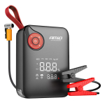 Kaasaskantav mini 4-in-1 k&auml;ivitusabi/LED/&otilde;hukompressor/akupank 12V 7,2Ah 600A Amio 04675