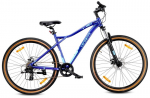 M&auml;giratas MTB 29 tolli, 7 k&auml;iku, alumiinium, kerge, amortisaator, Shimano ketaspidurid, raam L 19 tolli, Verdant Shred, sinine.