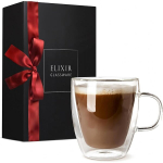 Kuumakindel topeltklaasist tass Elixir Glassware, boorsilikaatklaas, 470 ml