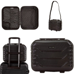 Wings Crake Reisikohver Kosmeetikakotiga 14" Must
