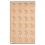 Vorm praliinide ja &scaron;okolaadide jaoks silikoonist beež Orion 30x17.5x1.5cm
