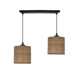 Candellux rippvalgusti Legno 32-18328, must/p&auml;hkliv&auml;rv