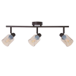 Laelamp Candellux Agra 3x40W E14 merevaigukollane klaasist varjund