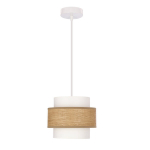 Rippvalgusti Candellux NUGET valge 1x60W E27