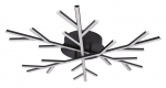 Candelluxi LED-laevalgusti Samos, must
