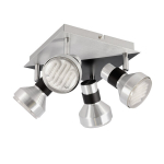 Candellux laelamp Sortha, must/hall