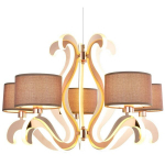 Candellux riputatav valgusti Ambrosia 35-33918, pruun/valge