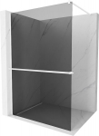 Mexen Kioto+ du&scaron;iseinaga riiul Walk-in 70 x 200 cm, grafiit, valge - 800-070-121-20-40, 70 x 200 cm