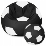 Kott-tool tumbaga Ball XXXXL (100 cm), must/valge