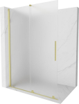 Mexen Velar Walk-in du&scaron;iinurk, l&uuml;kand, 140 x 200 cm, j&auml;&auml;tunud 8 mm, kuldne harjatud - 871-140-000-33-55, 140 x 200 cm