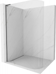 Mexen Kioto-R L kaarjas Walk-in du&scaron;isein 120 x 200 cm, l&auml;bipaistev, reljeefne hall harjatud - 800-120-103-66-06, 120 x 200