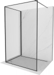 Mexen Kioto du&scaron;iekraan Walk-in 140 x 70 cm, must raam, must - 800-140-212-70-70-070