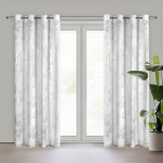 Eurofirany kardin Celia, 140x250 cm, valge/hall