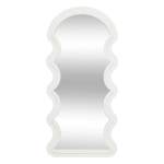 Peegel Atmosphera Emily Wave, 114x54 cm, valge