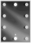 Vannitoa peegel Mexen Dona LED-valgustuse ja soojendusmatiga, 50x70 cm