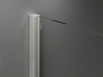Mexen Velar l&uuml;kand du&scaron;isein Walk-in 80 x 200 cm, grafiit 8 mm, harjatud nikkel - 871-080-000-43-97