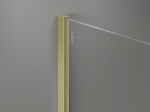 Mexen Kioto-X du&scaron;isein Walk-in 130 x 110 cm, l&auml;bipaistev 10 mm, kuldne matt - 800-130-202-55-00-110-X