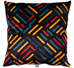 Dekoratiivne padi 40x40 cm, v&auml;rviline, geomeetrilise mustriga