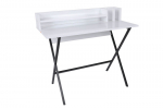 Kirjutuslaud Steyr, 100x50x89 cm, valge/must