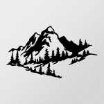 Riputatav dekoratsioon Mountain 40 cm