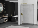 Mexen Kioto du&scaron;isein Walk-in 160 x 40 cm, l&auml;bipaistev, kuldne harjatud - 800-160-212-55-00-040