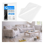 Geko kaitsefilm 4x5m G66388, 35 mikronit, 644 g, LDPE, l&auml;bipaistev, 20 m2, intensiivseks kasutamiseks
