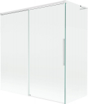 Mexen Rox L du&scaron;inurk 2-leheline liuguks 150 + 70 x 150 cm, l&auml;bipaistev, valge - 8C9L-150-070-20-00