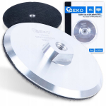 Geko Alumiiniumist poleerimisplaat Velcro 125 mm M14, 125 mm, M14, alumiinium, Velcro, kuni 15 200 p/min, PROFI