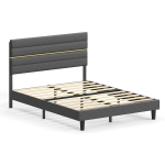 Voodiraam 202x140x110 cm Hall Metall
