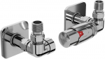 Mexen G00 termostaatiline komplekt koos S-kattega, kroom - W903-900-909-01, G 1/2"