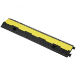 Kaablikaitse ramp, 98x24x4.5 cm, must kollane, kumm
