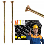 Puidukruvide puurimine 6x200mm Torx, 100 tk.