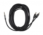 Helikaabel - Vention 3,5mm kuni 2RCA Mees 5M Kuldt&ouml;&ouml;deldud Must