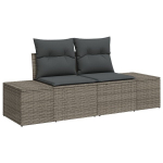 vidaXL Aia Diivanikomplekt ladustamisega 7 pcs Hall pol&uuml;rotang