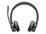 K&otilde;rvaklapid - Poly Voyager 4320 USB-C peakomplekt, Bluetooth, kahekordsed mikrofonid