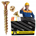 Domax puidukruvid 4,5x40mm Torx, 200 tk.