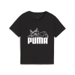 PUMA naiste vabaaja T-s&auml;rk PUMA GRAPHIC SUPER PUMA Slim Short Tee PUMA - 63329101, must