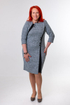 Naiste kleit New Line, must/hall, 48