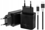 Kiire 18w Qc3.0 v&otilde;rgulaadija Usb-c kaabliga 100cm